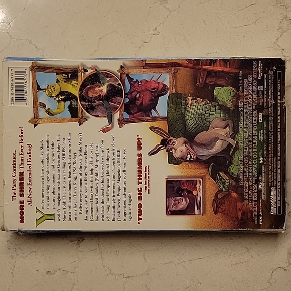 DreamWorks Home Entertainment Special Edition Shrek VHS Tape - Picture 2 of 8